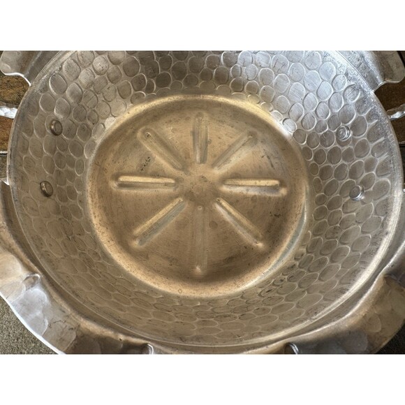 Everlast Hand Forged Aluminum Covered Serving Dish Ivy Casserole Handmade - Picture 15 of 16